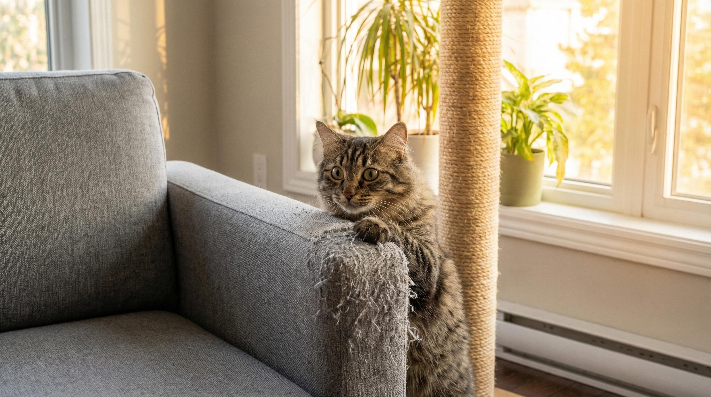 How to Stop Your Cat From Scratching Furniture (Without Declawing)