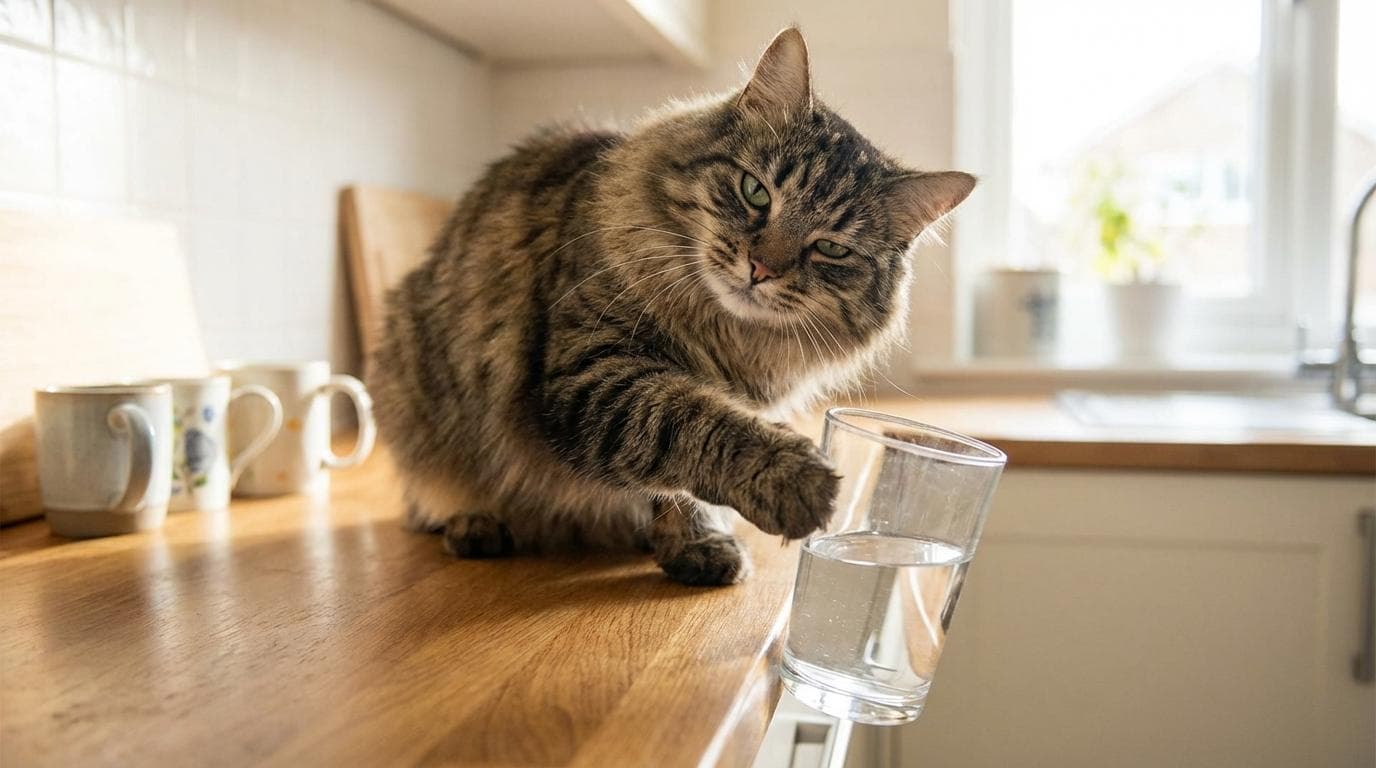 Why Does My Cat Knock Things Off Tables? The Real Reason